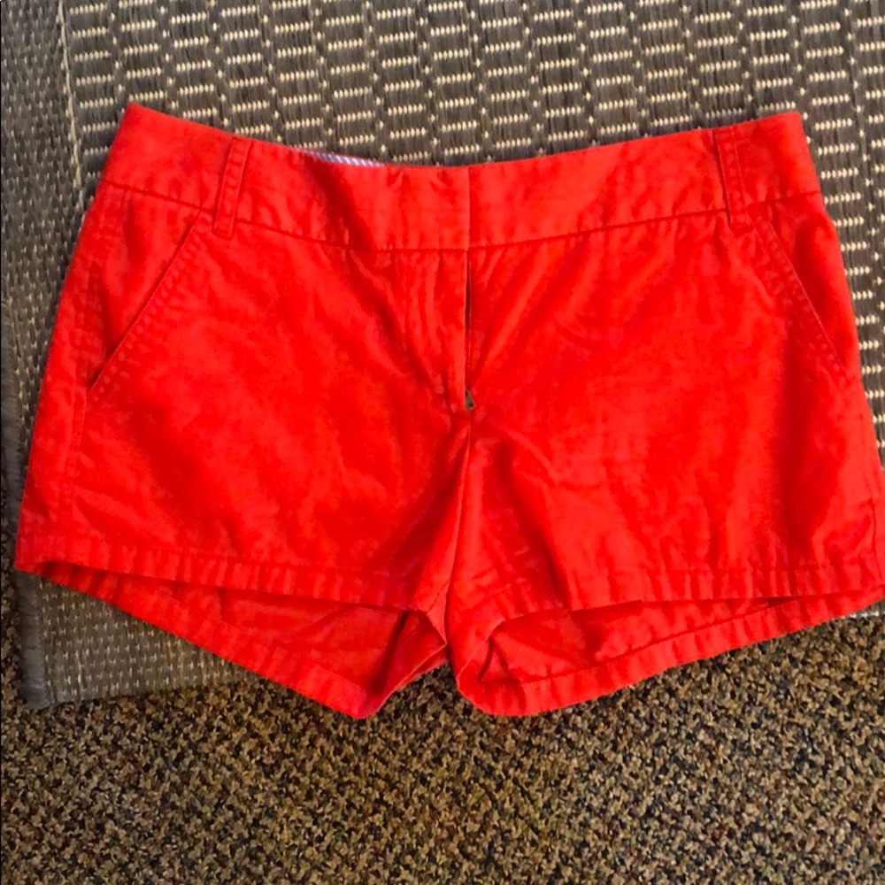 Orangish/red J.Crew shorts